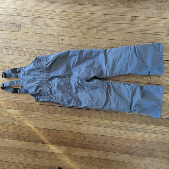 Lands' End Kids Iron Knee Gray Size 8 Snow Bib - Picture 2 of 3